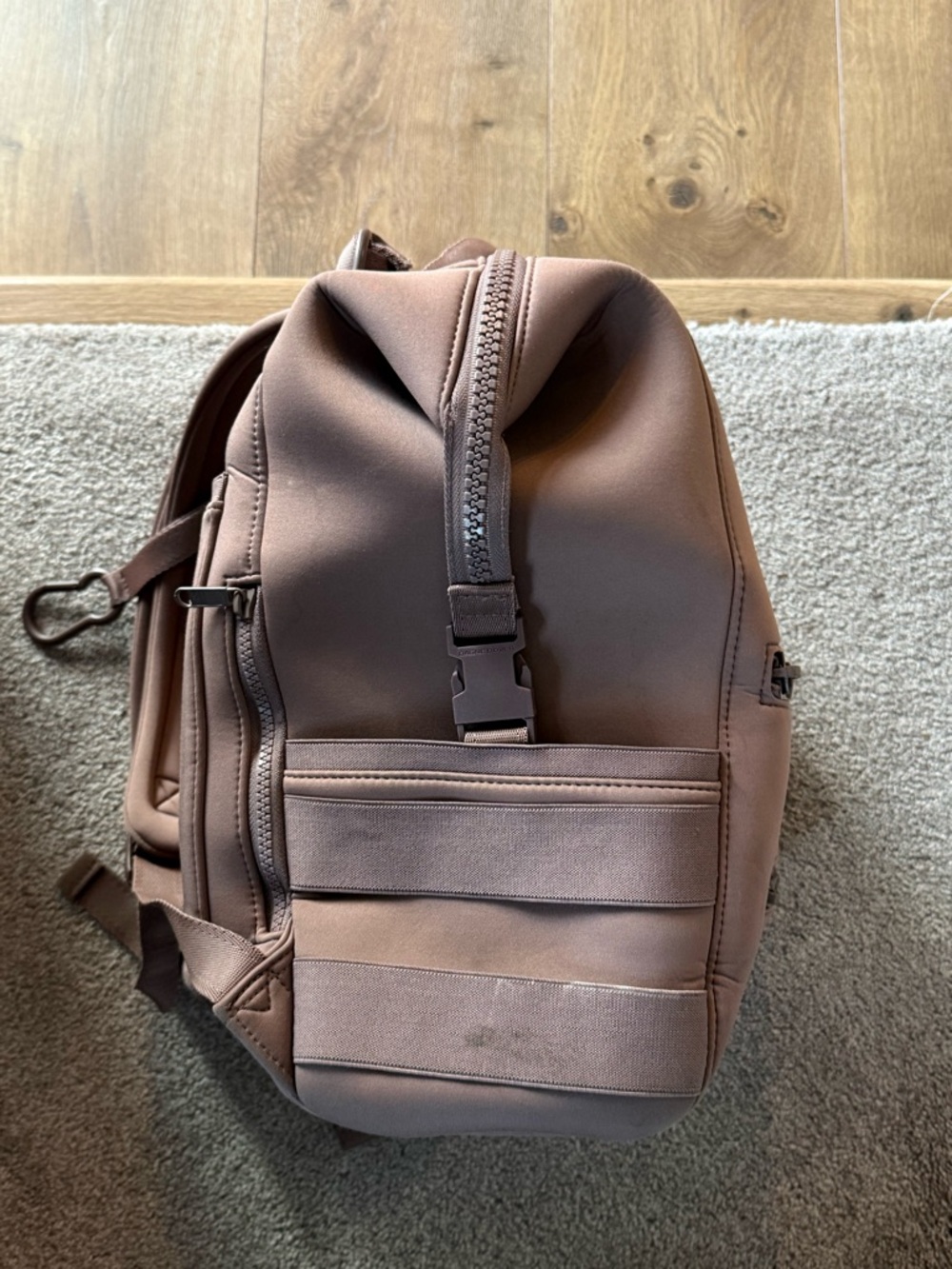 Dagne Dover Indi Neoprene Diaper Backpack - Dusty Rose - Picture 4 of 6